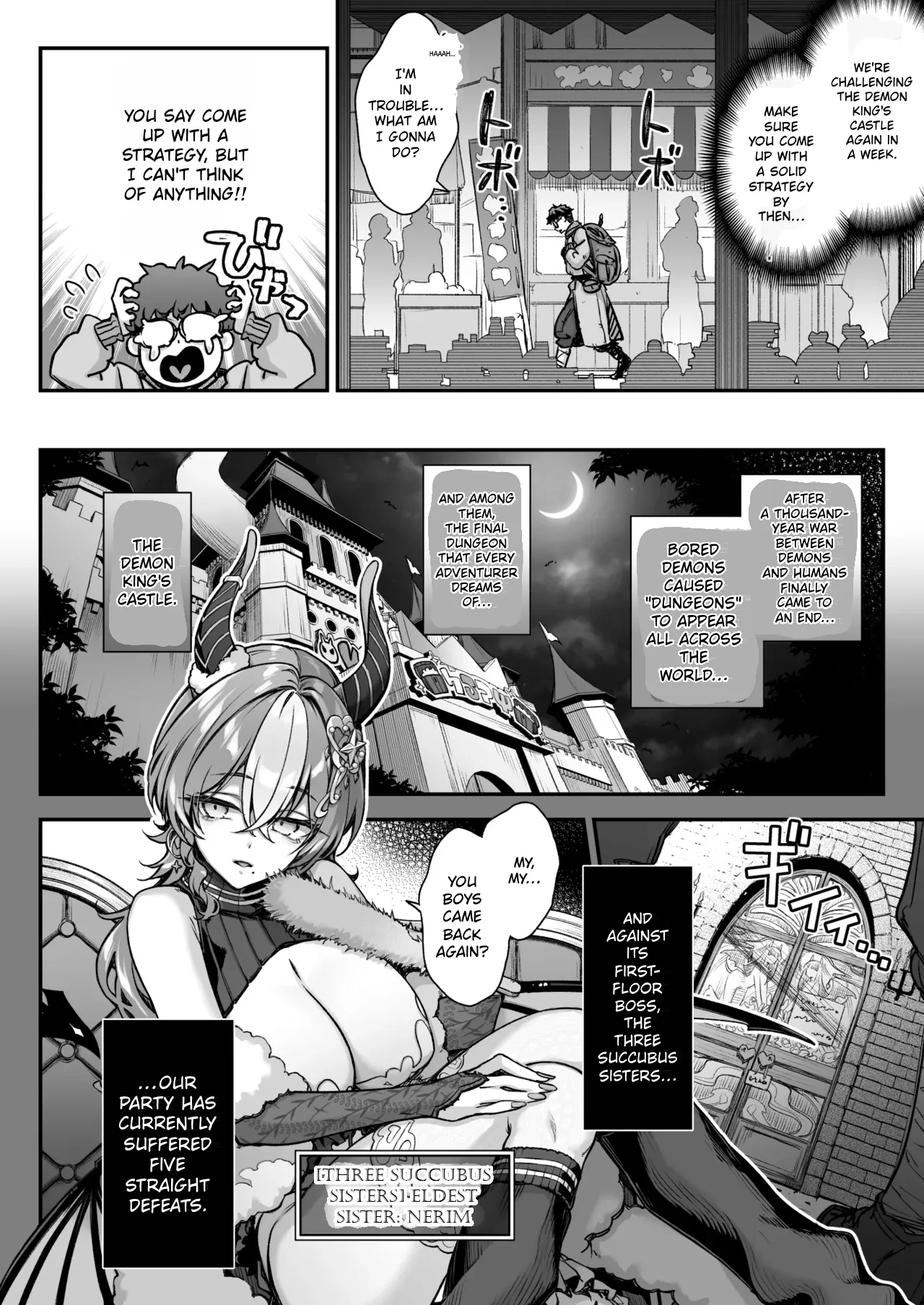 Maoujou no Succubus vs. Inmon Jutsushi | The Demon King's Succubuses vs. Lewd Crest Mage page 5 full
